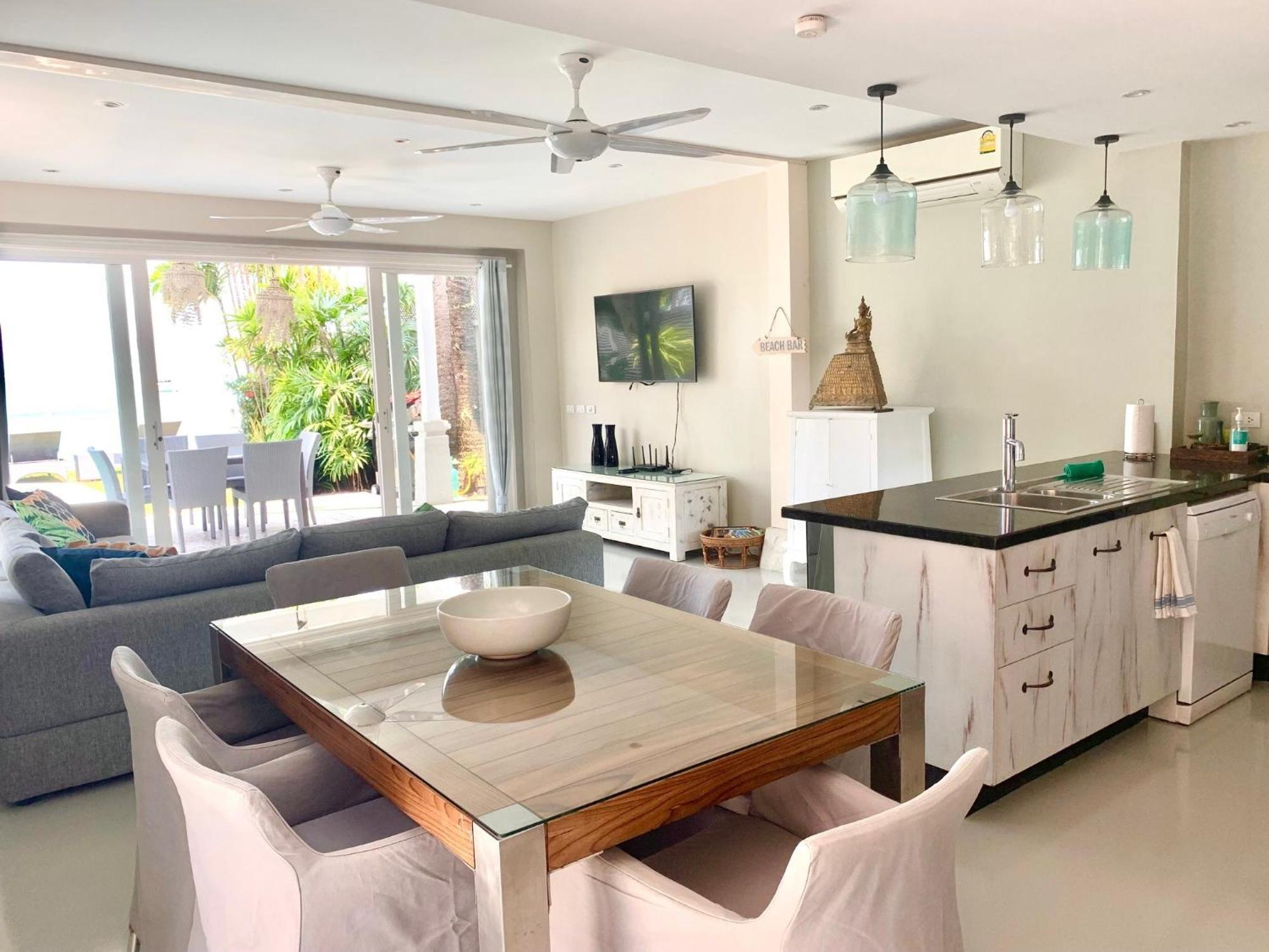 Beachfront Villa Charmant With Private Pool Ko Samui Eksteriør bilde