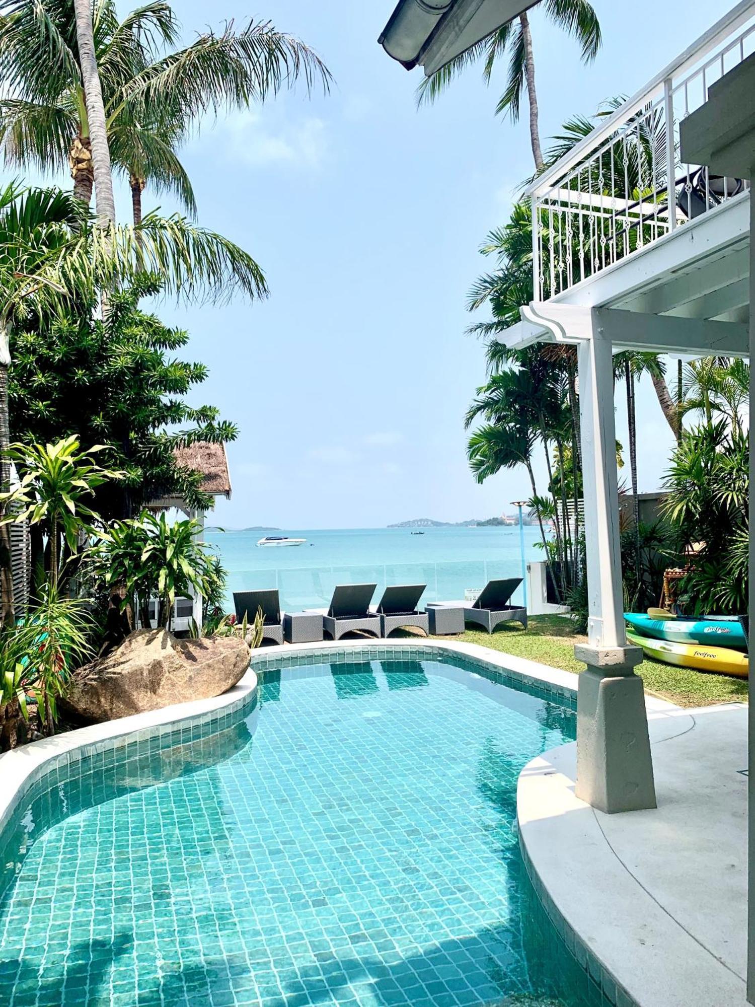 Beachfront Villa Charmant With Private Pool Ko Samui Eksteriør bilde