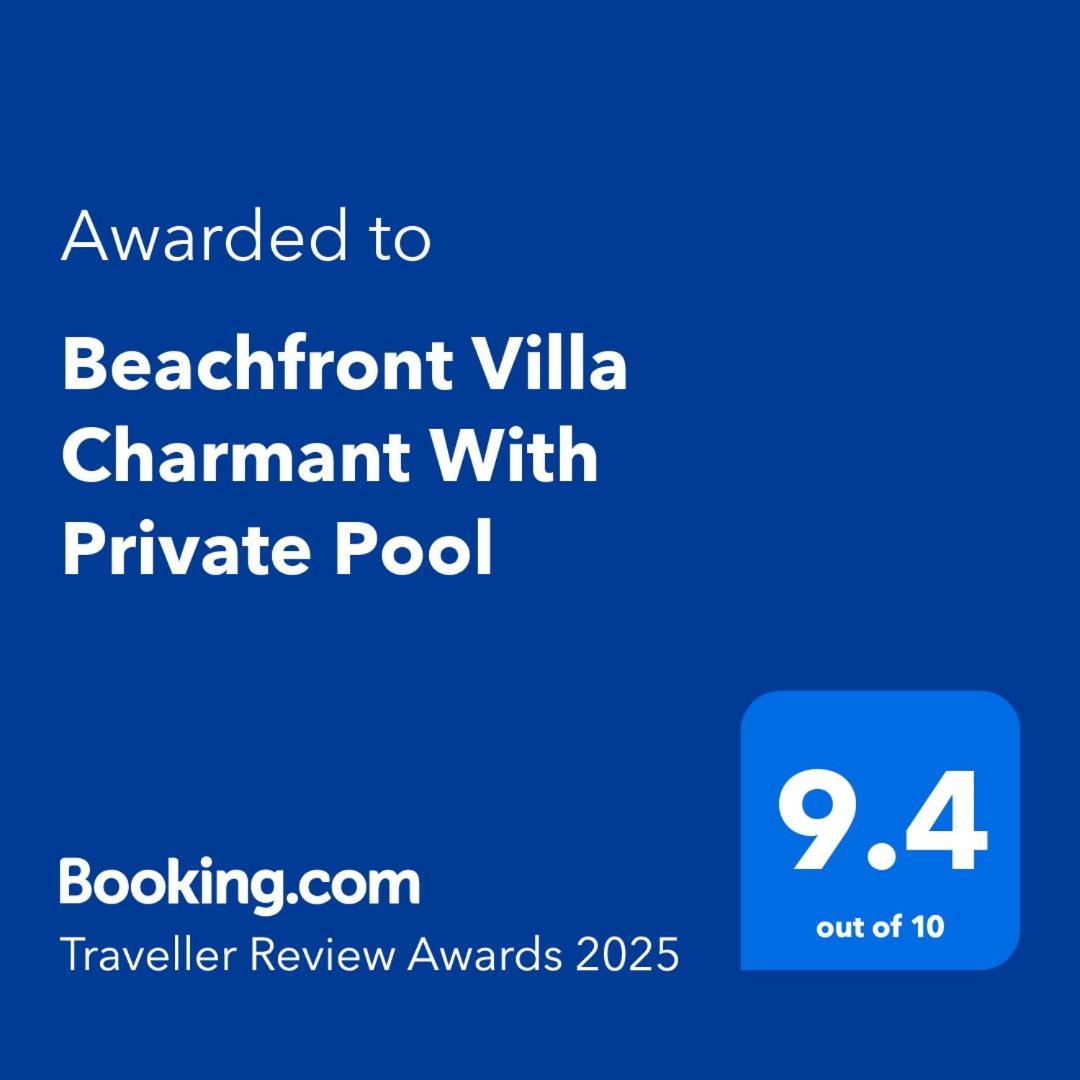 Beachfront Villa Charmant With Private Pool Ko Samui Eksteriør bilde